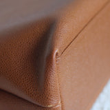 Vintage Chanel Caramel Brown Caviar Zipped Shopping Tote with 24k Gold Hardware