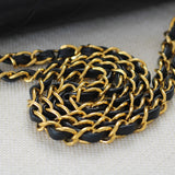 Vintage Chanel Black Lambskin Medium Classic Flap with 24k Gold Hardware