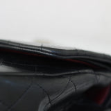 Vintage Chanel Black Lambskin Medium Classic Flap withy 24k Gold Hardware