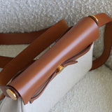 Hermès Ecru Beige Toile Herbag Zip Retourne 20 with Gold Hardware