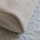 Hermès Ecru Beige Toile Herbag Zip Retourne 20 with Gold Hardware