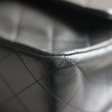 Vintage Chanel Navy Blue Lambskin Medium Classic Flap with 24k Gold Hardware (Pending)