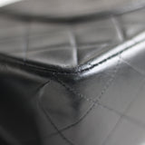 Vintage Chanel Navy Blue Lambskin Medium Classic Flap with 24k Gold Hardware (Pending)