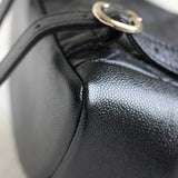 Chanel Black Caviar Mini Duma Backpack with Light Gold Hardware