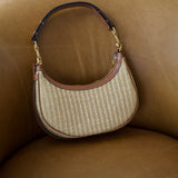Celine Raffia Ava Shoulder Bag