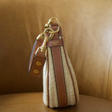 Celine Raffia Ava Shoulder Bag