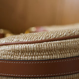 Celine Raffia Ava Shoulder Bag