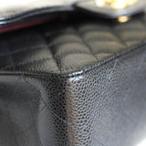 Chanel Black Caviar Small Classic Flap with Gold Hardware